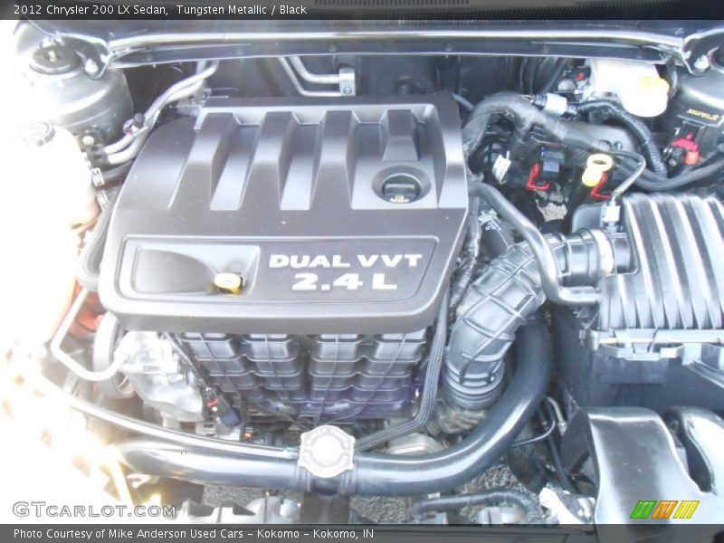 Tungsten Metallic / Black 2012 Chrysler 200 LX Sedan