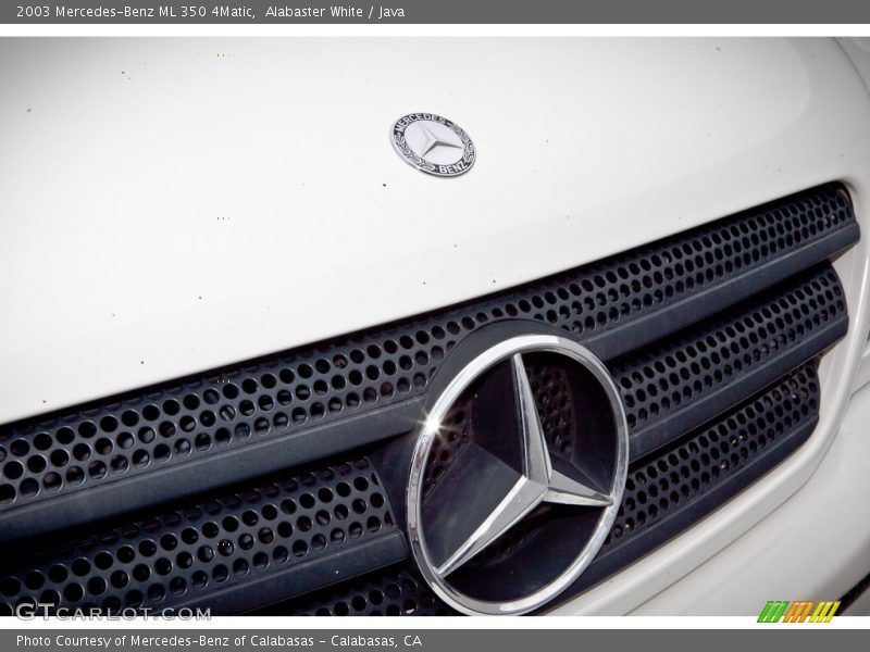 Alabaster White / Java 2003 Mercedes-Benz ML 350 4Matic
