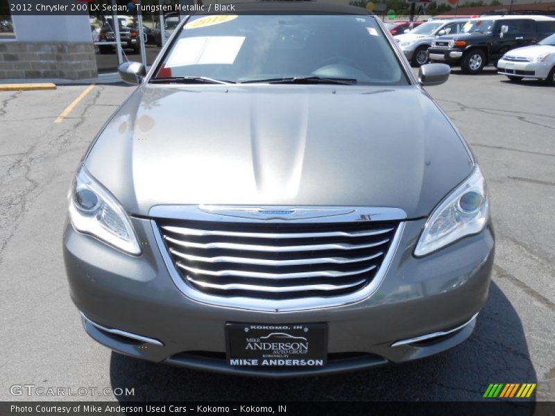 Tungsten Metallic / Black 2012 Chrysler 200 LX Sedan