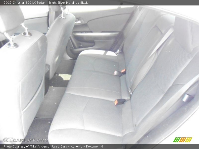 Bright Silver Metallic / Black 2012 Chrysler 200 LX Sedan