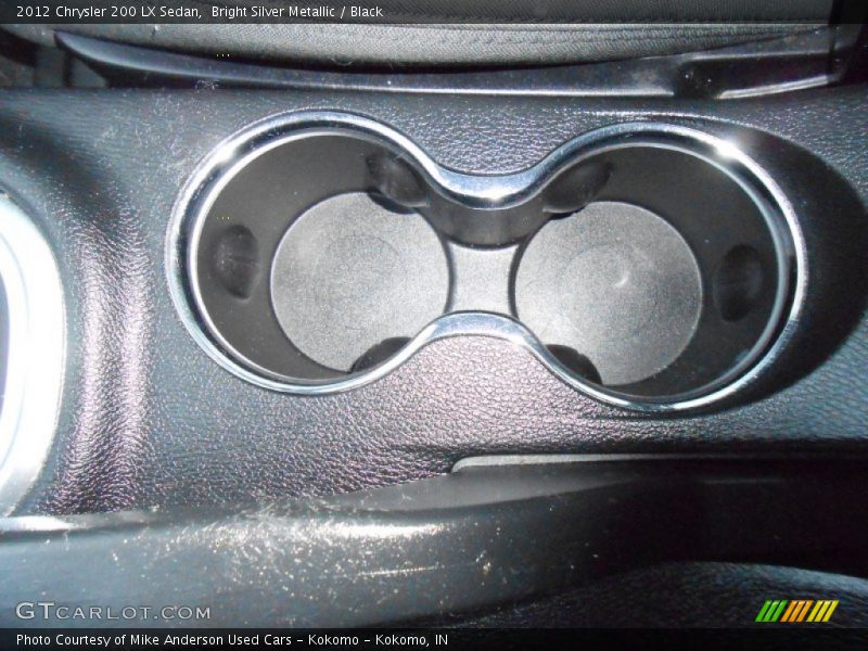 Bright Silver Metallic / Black 2012 Chrysler 200 LX Sedan