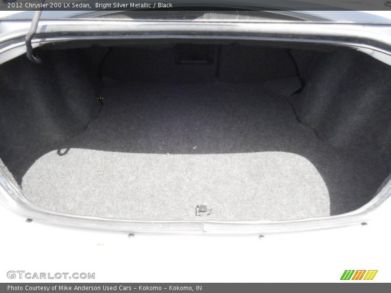 Bright Silver Metallic / Black 2012 Chrysler 200 LX Sedan