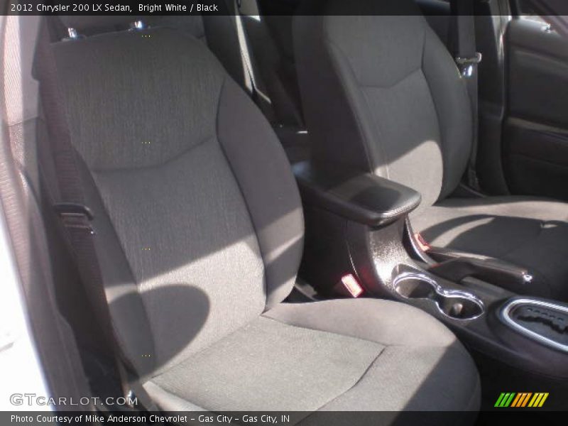 Bright White / Black 2012 Chrysler 200 LX Sedan