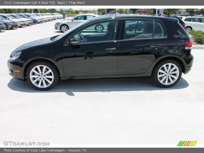 Black / Titan Black 2013 Volkswagen Golf 4 Door TDI