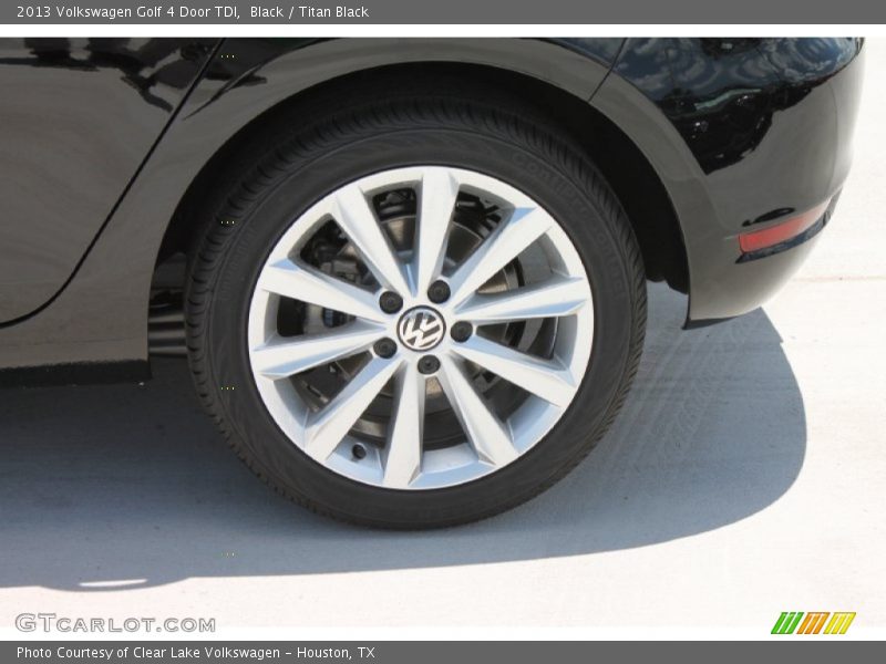 Black / Titan Black 2013 Volkswagen Golf 4 Door TDI