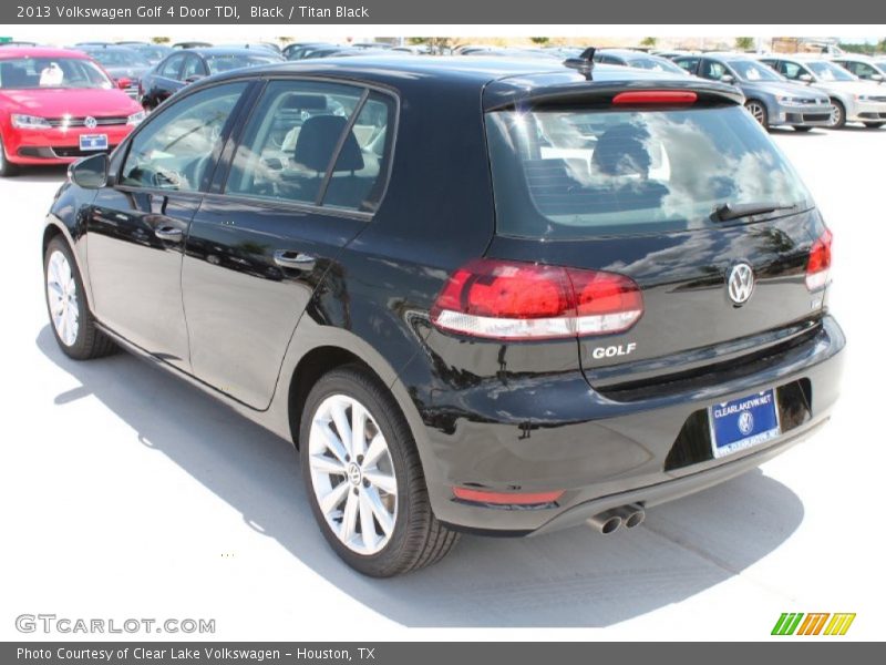 Black / Titan Black 2013 Volkswagen Golf 4 Door TDI