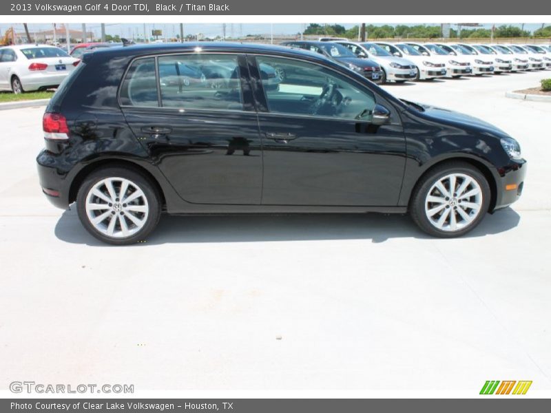 Black / Titan Black 2013 Volkswagen Golf 4 Door TDI