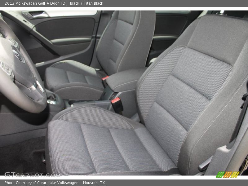 Black / Titan Black 2013 Volkswagen Golf 4 Door TDI