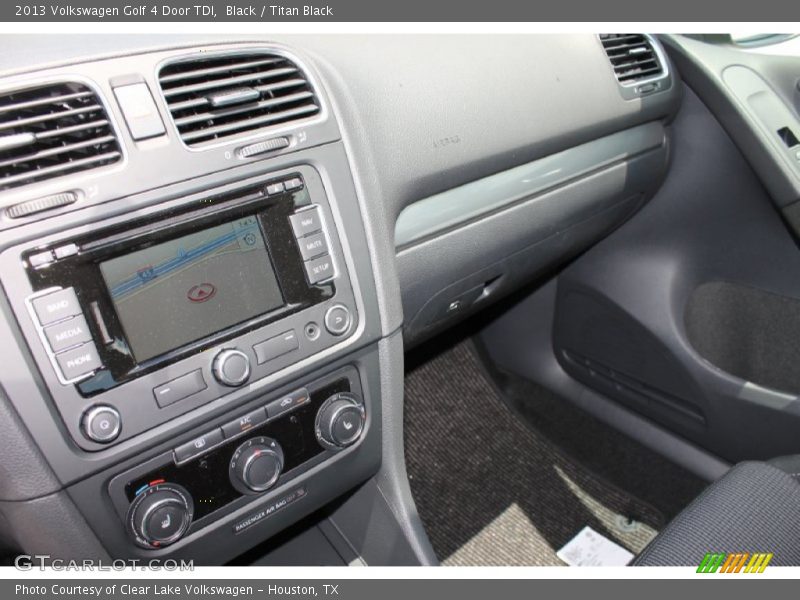 Black / Titan Black 2013 Volkswagen Golf 4 Door TDI
