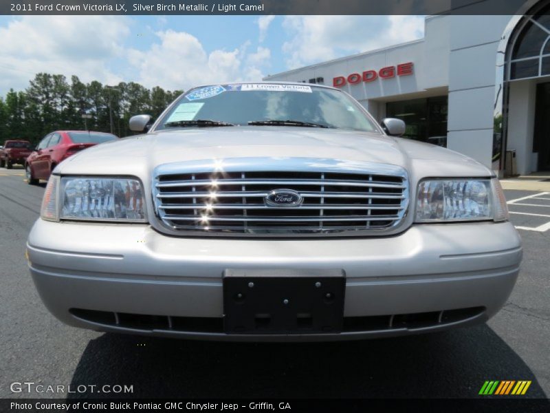 Silver Birch Metallic / Light Camel 2011 Ford Crown Victoria LX