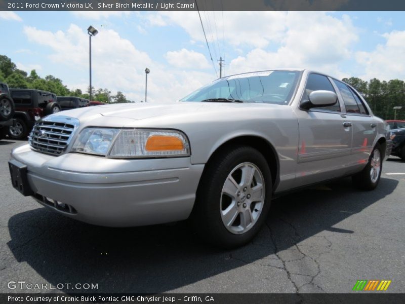 Silver Birch Metallic / Light Camel 2011 Ford Crown Victoria LX