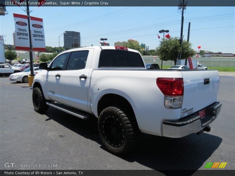 Super White / Graphite Gray 2011 Toyota Tundra CrewMax