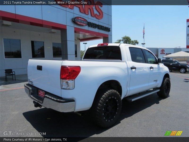 Super White / Graphite Gray 2011 Toyota Tundra CrewMax