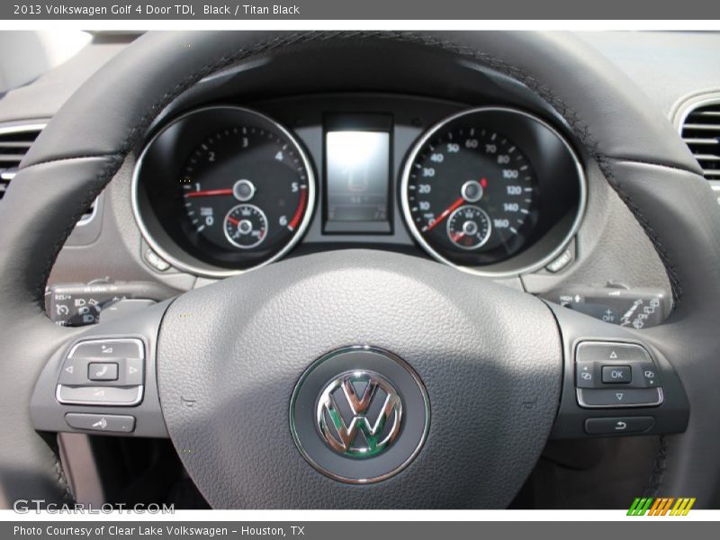 Black / Titan Black 2013 Volkswagen Golf 4 Door TDI