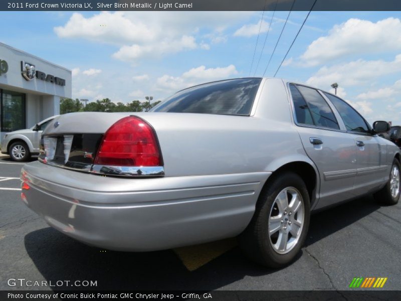 Silver Birch Metallic / Light Camel 2011 Ford Crown Victoria LX