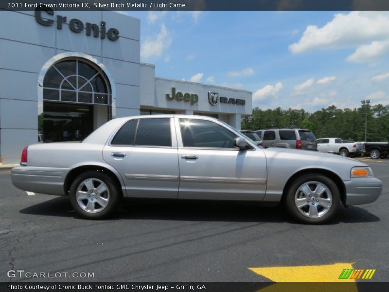 Silver Birch Metallic / Light Camel 2011 Ford Crown Victoria LX