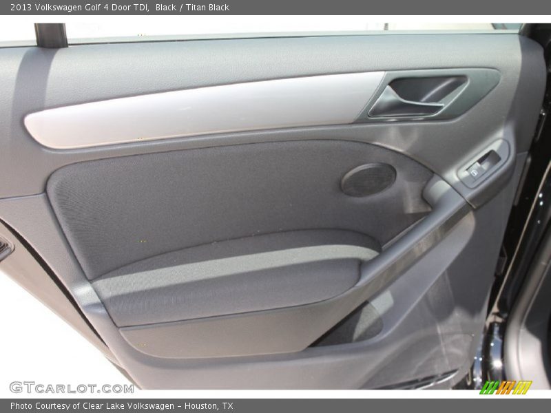 Black / Titan Black 2013 Volkswagen Golf 4 Door TDI