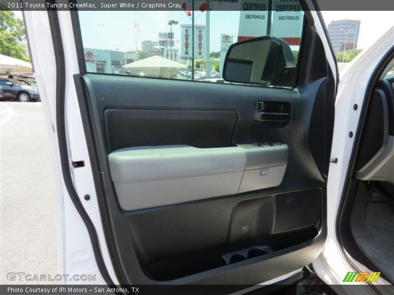 Super White / Graphite Gray 2011 Toyota Tundra CrewMax
