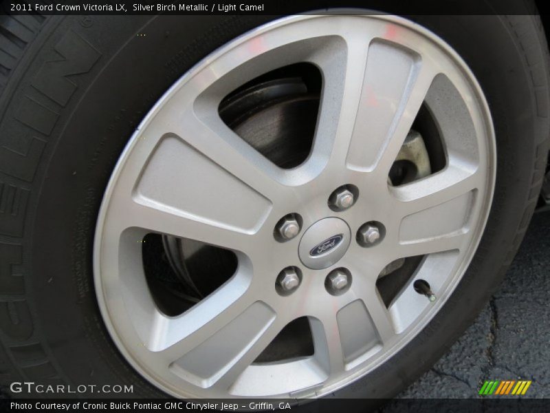 Silver Birch Metallic / Light Camel 2011 Ford Crown Victoria LX