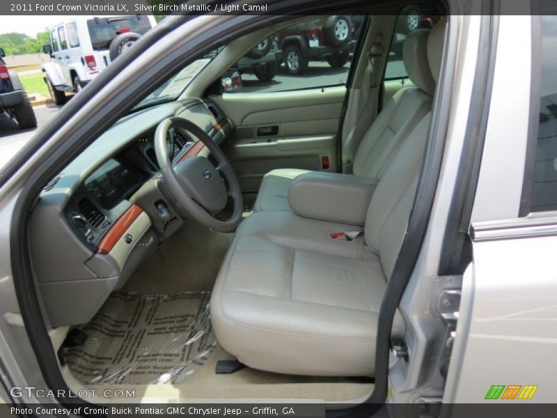 Silver Birch Metallic / Light Camel 2011 Ford Crown Victoria LX