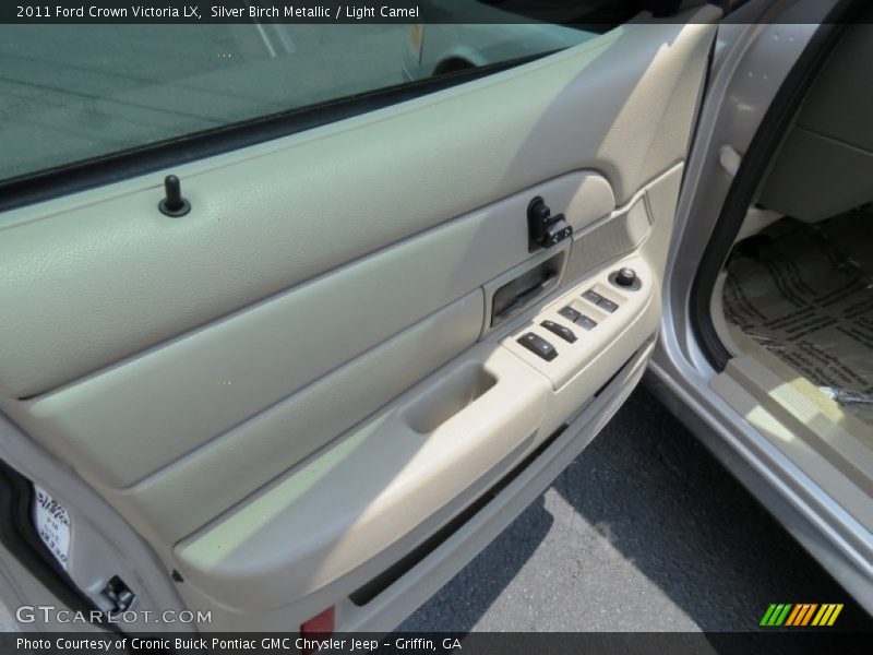 Silver Birch Metallic / Light Camel 2011 Ford Crown Victoria LX