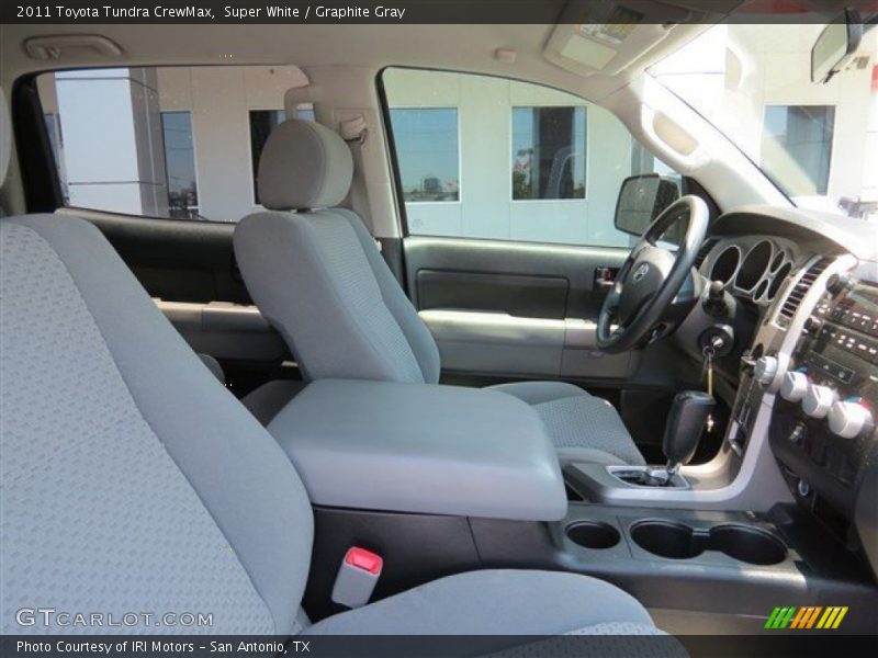 Super White / Graphite Gray 2011 Toyota Tundra CrewMax