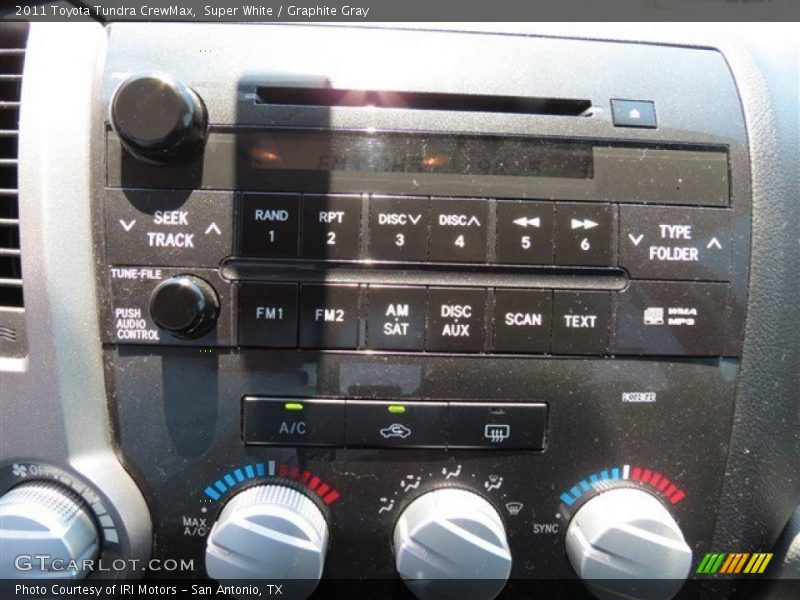 Super White / Graphite Gray 2011 Toyota Tundra CrewMax