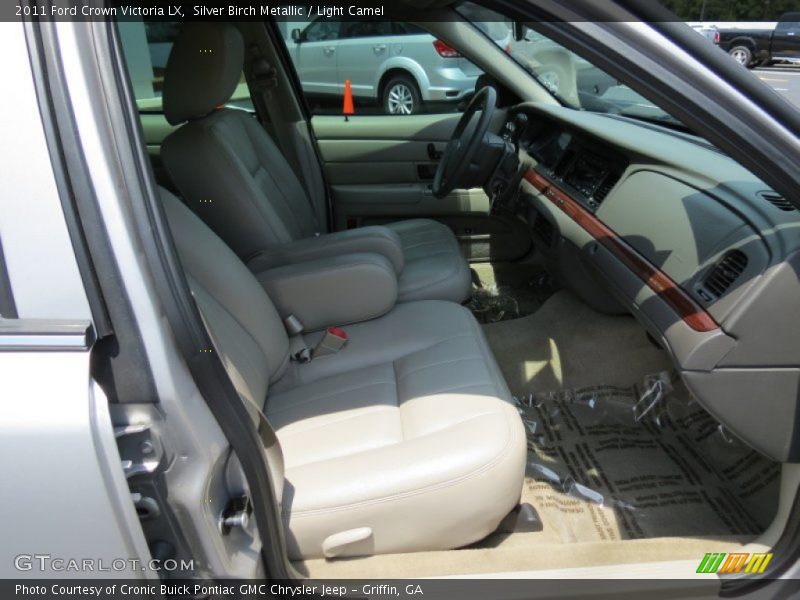 Silver Birch Metallic / Light Camel 2011 Ford Crown Victoria LX