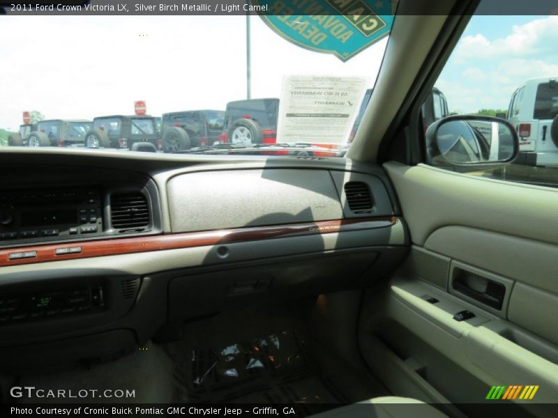 Silver Birch Metallic / Light Camel 2011 Ford Crown Victoria LX