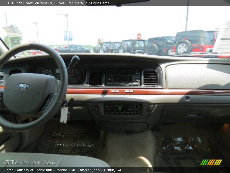 Silver Birch Metallic / Light Camel 2011 Ford Crown Victoria LX