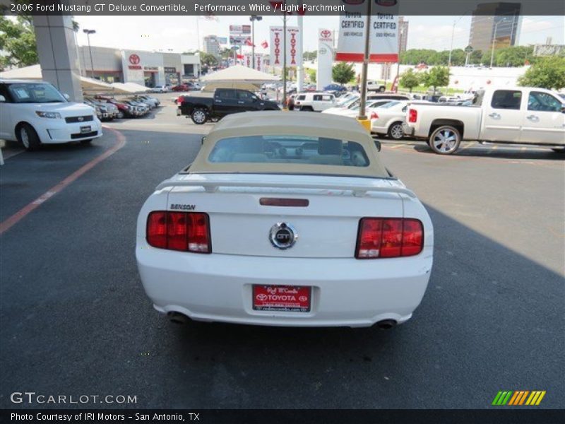 Performance White / Light Parchment 2006 Ford Mustang GT Deluxe Convertible