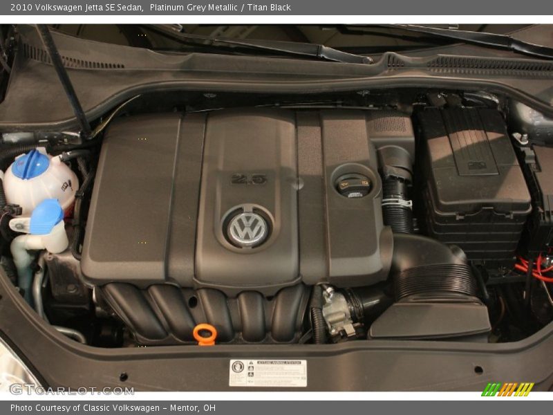 Platinum Grey Metallic / Titan Black 2010 Volkswagen Jetta SE Sedan