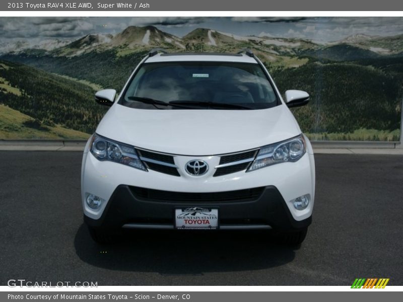 Super White / Ash 2013 Toyota RAV4 XLE AWD