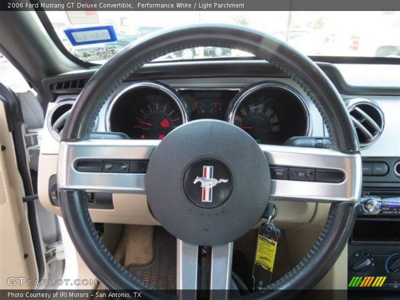 Performance White / Light Parchment 2006 Ford Mustang GT Deluxe Convertible