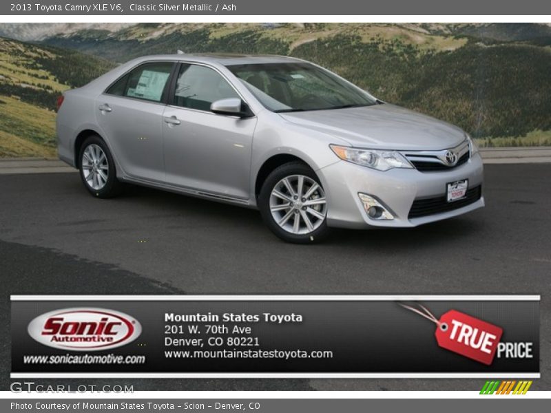 Classic Silver Metallic / Ash 2013 Toyota Camry XLE V6