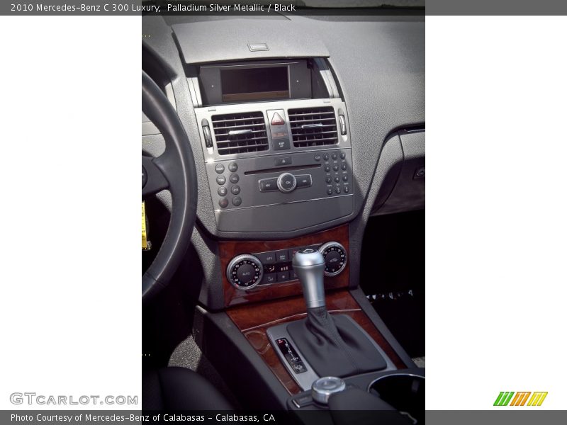 Palladium Silver Metallic / Black 2010 Mercedes-Benz C 300 Luxury