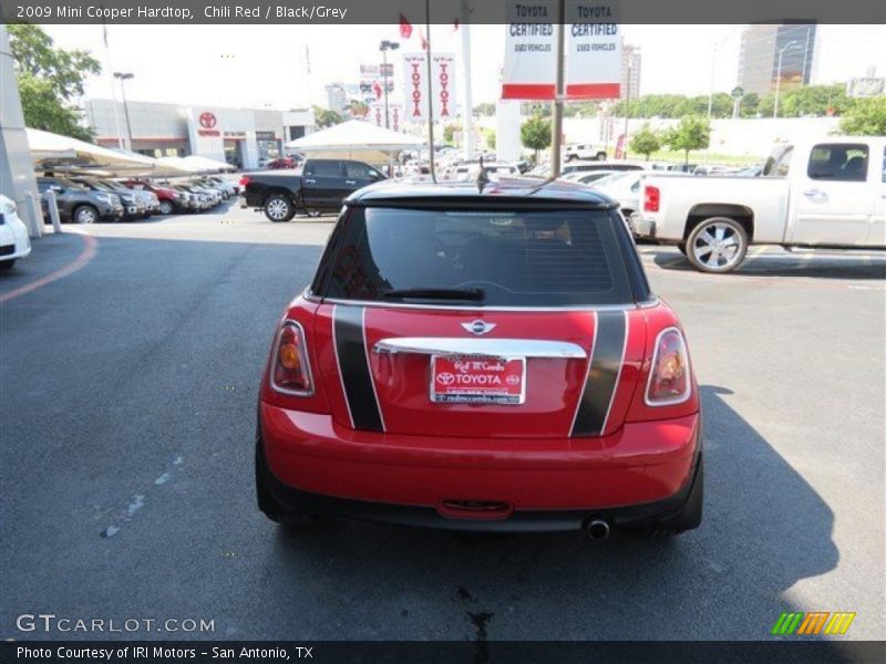 Chili Red / Black/Grey 2009 Mini Cooper Hardtop