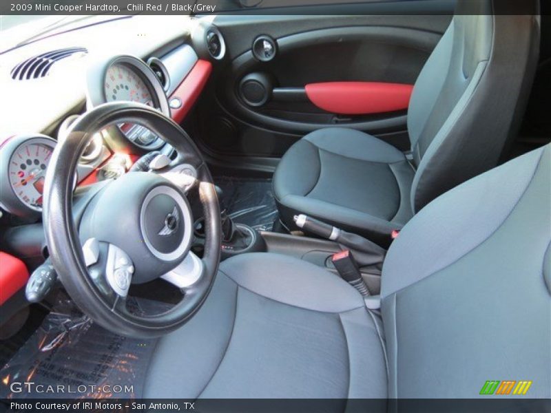 Chili Red / Black/Grey 2009 Mini Cooper Hardtop