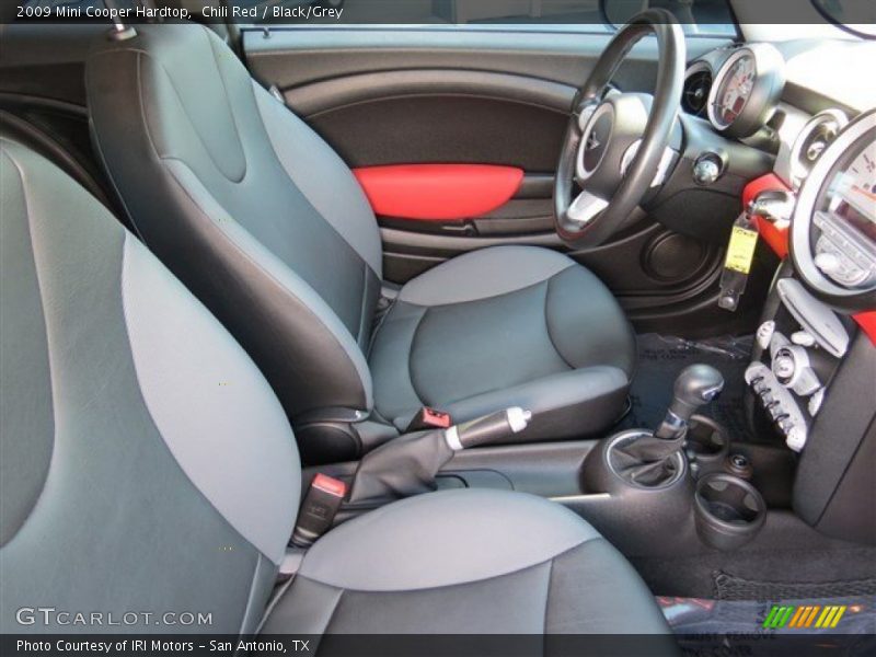 Chili Red / Black/Grey 2009 Mini Cooper Hardtop
