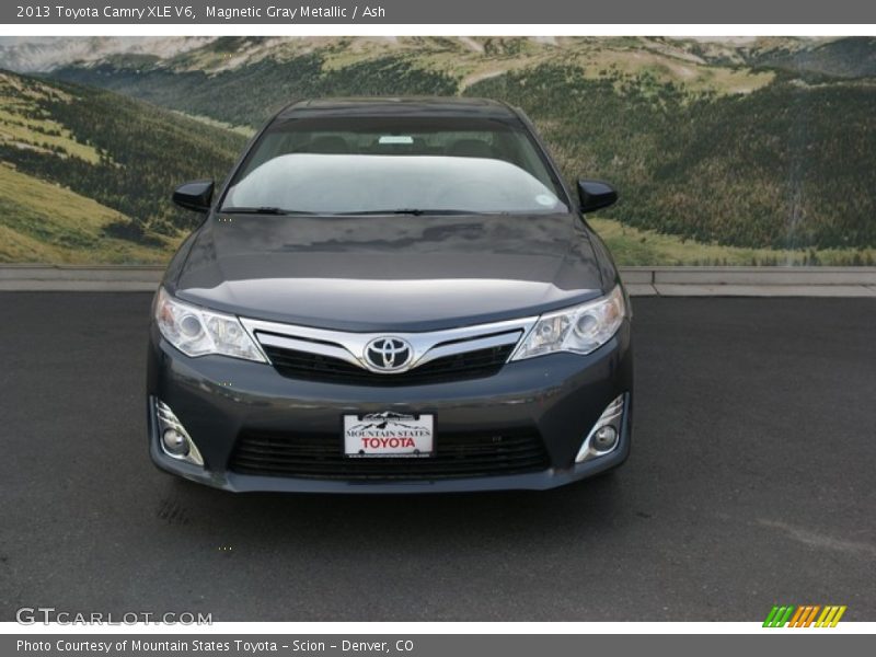 Magnetic Gray Metallic / Ash 2013 Toyota Camry XLE V6