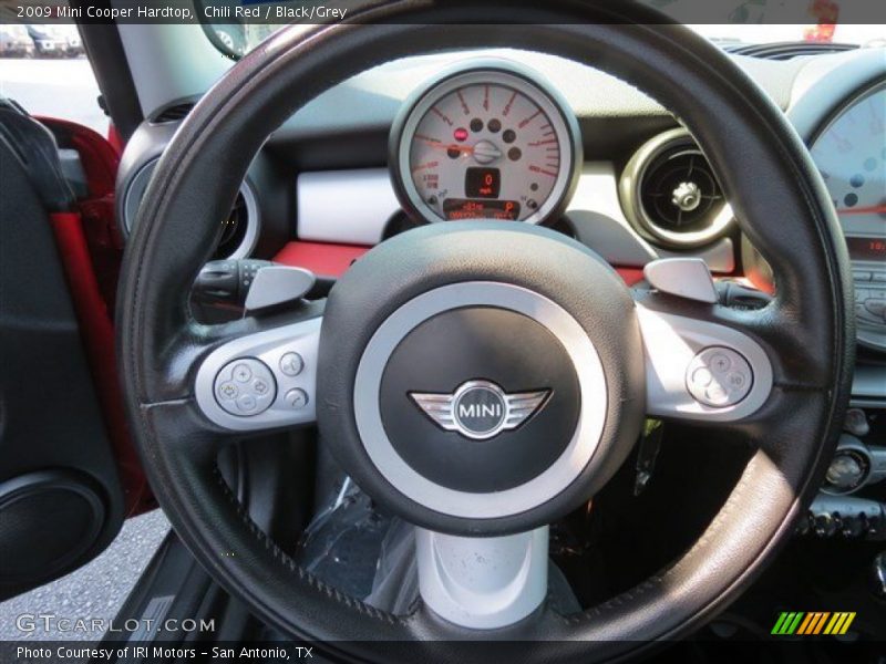 Chili Red / Black/Grey 2009 Mini Cooper Hardtop