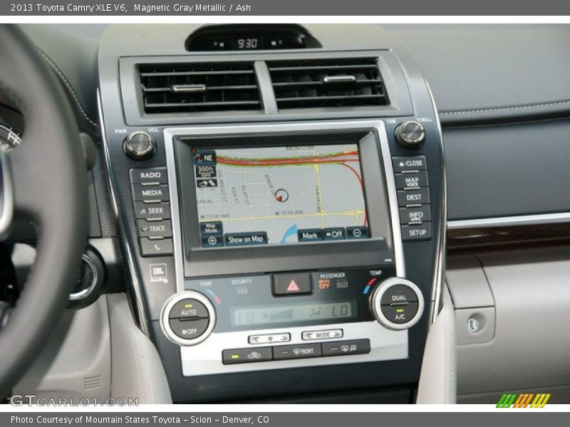 Magnetic Gray Metallic / Ash 2013 Toyota Camry XLE V6