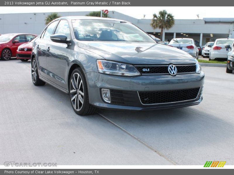 Platinum Gray Metallic / Titan Black 2013 Volkswagen Jetta GLI Autobahn