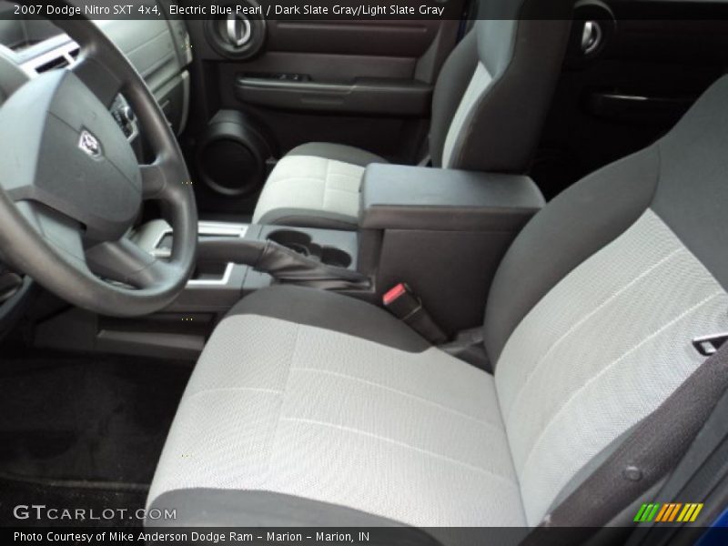 Electric Blue Pearl / Dark Slate Gray/Light Slate Gray 2007 Dodge Nitro SXT 4x4