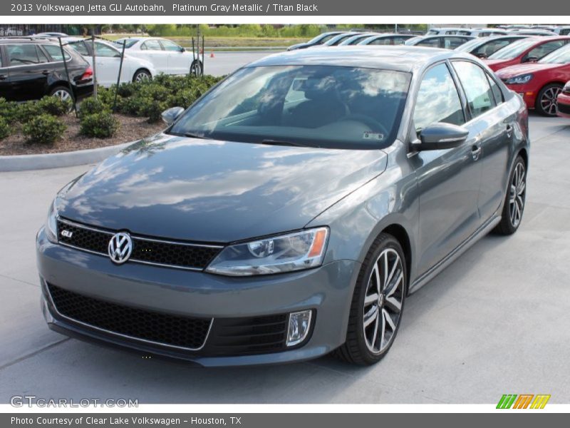Platinum Gray Metallic / Titan Black 2013 Volkswagen Jetta GLI Autobahn