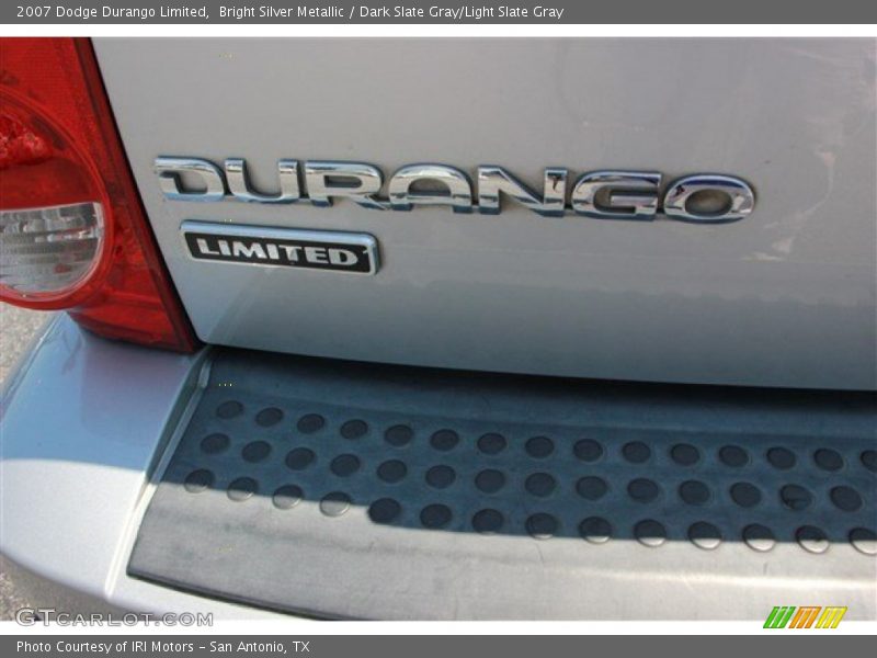 Bright Silver Metallic / Dark Slate Gray/Light Slate Gray 2007 Dodge Durango Limited