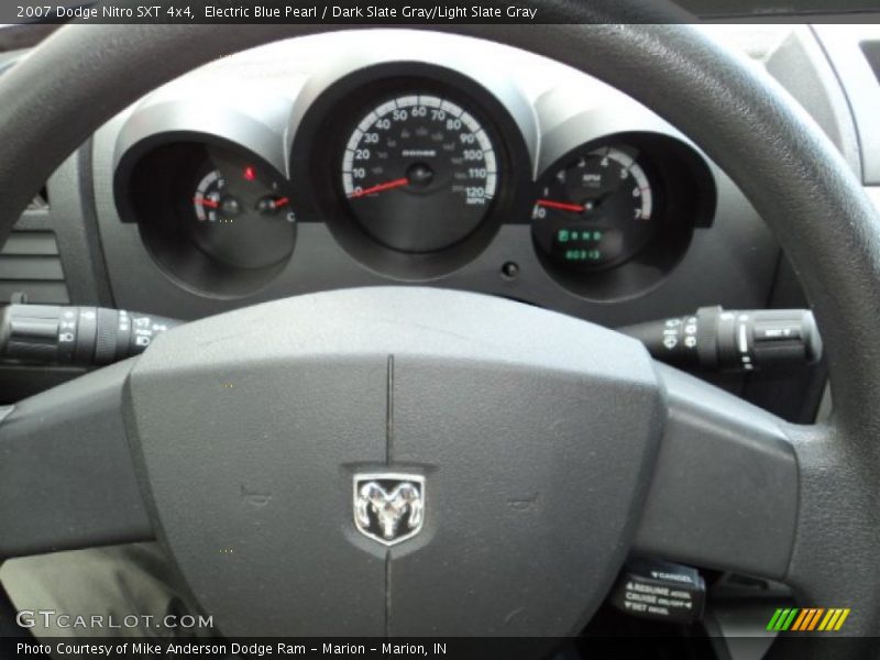 Electric Blue Pearl / Dark Slate Gray/Light Slate Gray 2007 Dodge Nitro SXT 4x4