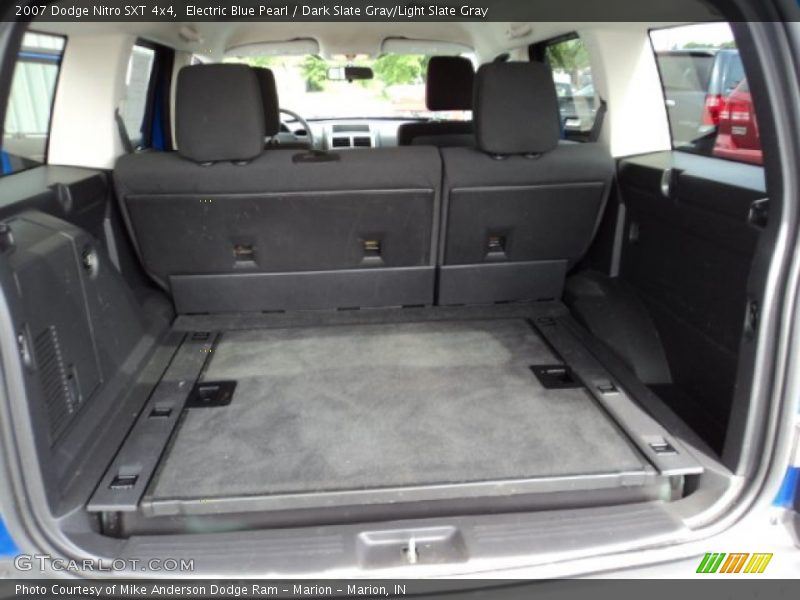 Electric Blue Pearl / Dark Slate Gray/Light Slate Gray 2007 Dodge Nitro SXT 4x4