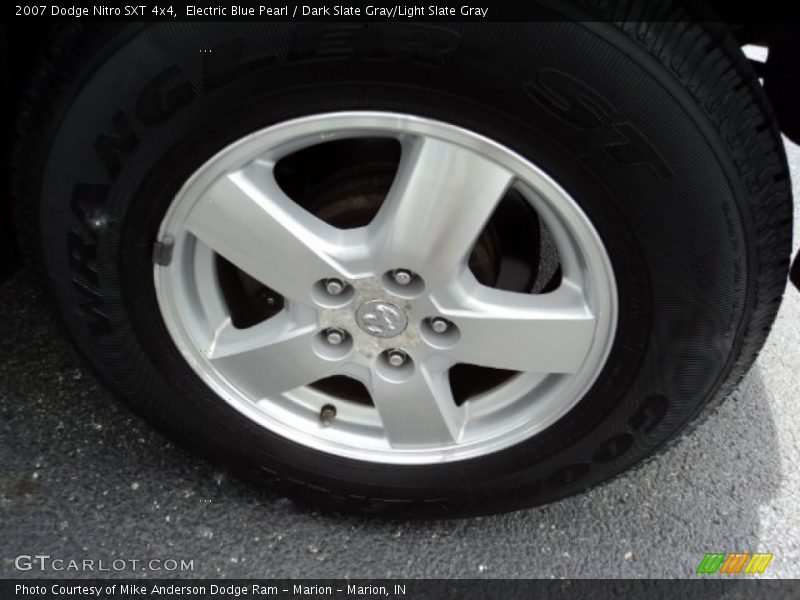 Electric Blue Pearl / Dark Slate Gray/Light Slate Gray 2007 Dodge Nitro SXT 4x4