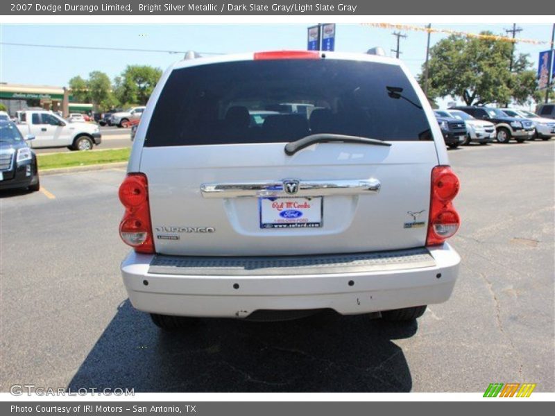 Bright Silver Metallic / Dark Slate Gray/Light Slate Gray 2007 Dodge Durango Limited